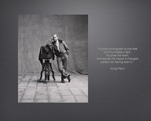 Irving Penn's quote #4