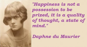 Daphne du Maurier (Lady Browning) novelist and granddaughter of ...