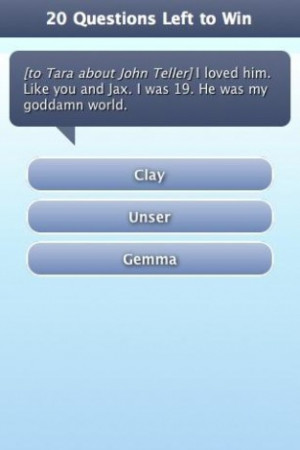 View bigger - Sons of Anarchy Quote Trivia for Android screenshot