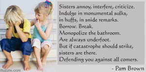 Quote about Sister