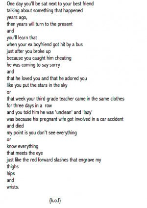 poems poems about death alone self harm cutter self harm tumblr poems ...