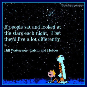 Star gazing Calvin and HobbesSky Quotes, Stars Gazing, Stars Dust ...