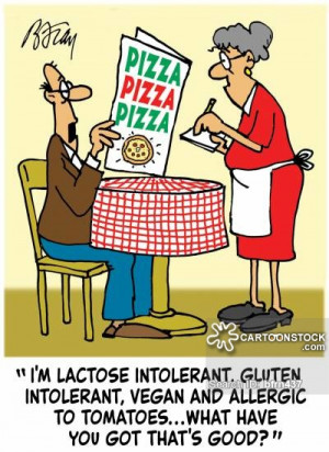 Gluten Allergy cartoons, Gluten Allergy cartoon, funny, Gluten Allergy ...