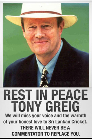 RIP Tony Greig