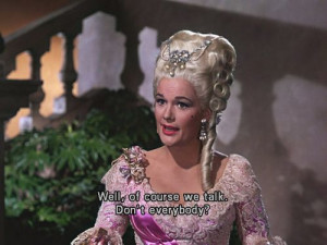 Jean Hagen as Lina Lamont in Singing in the Rain (1952). Cracks me up ...