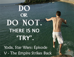 Inspirational Quote by Master Yoda