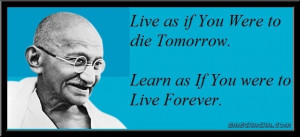 mahatma gandhi quotes life and death picture for sms