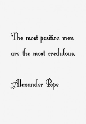 Alexander Pope Quotes amp Sayings