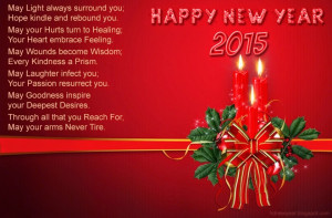 Beautiful Happy New Year 2015 Poem Quotes