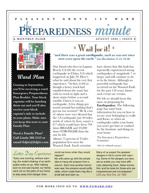 Preparedness Minute Aug-08 1 of 2