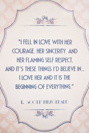 Gatsby quote. Where is this man to love me? :D