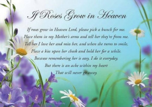 If Roses Grow in Heaven