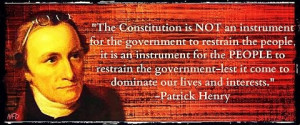 Patrick Henry on the constitution