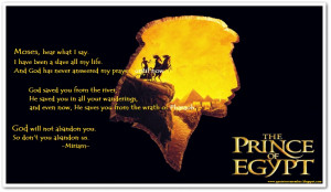 THE PRINCE OF EGYPT [1998]