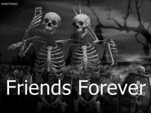 forever #quotes #funny #halloween #skeletonSkull, Best Friends, Quotes ...