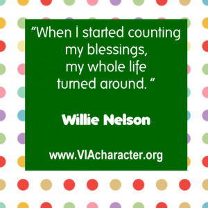 Willie Nelson Reminds Us To Show Gratitude