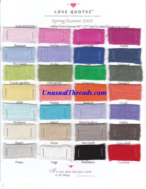 Love Quotes Color Swatches