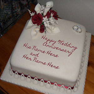 wedding anniversary cake happy wedding anniversary
