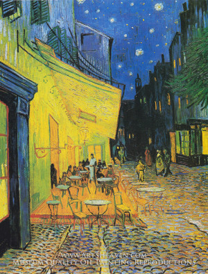 Vincent Van Gogh Cafe Terrace at Night
