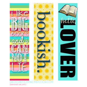 Free Printable Bookmarks with Flair. #printable #hellolover # ...