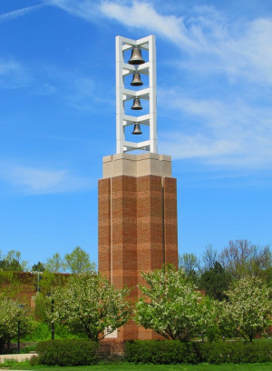 Julia Edwards Bell Tower at Saginaw Valley State University, Saginaw ...
