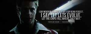 Fightclub No Fear Quote Fightclub Never Be Complete Quote Fightclub ...
