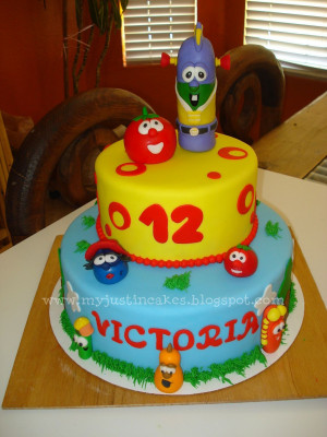 Veggie Tales Cake Children