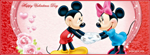 Valentine Mickey & Minnie Facebook Covers