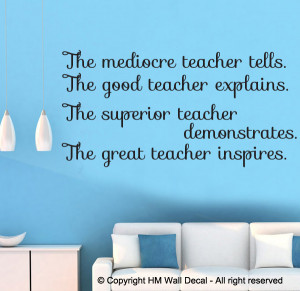Wall Quote Decal for School
