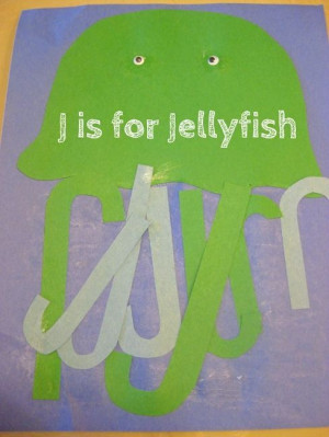 alphabet activities for kids j is for jellyfishPhonics Craft, Letter J ...