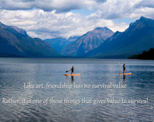 Lewis Quote Art, Friendship, S urvival, Fine Art Print or Poster ...