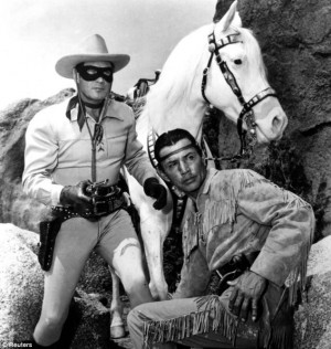 ... Lone Ranger in the 1950's with Jay Silverheels, who portrayed Tonto
