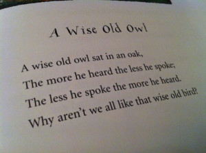 book, nursery rhyme, owl, quote, rhymes, text