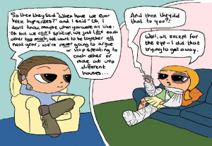 confused hypocrite emotional immature loving caring hates 