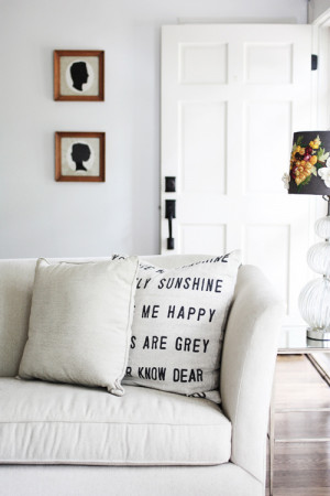 quote pillow