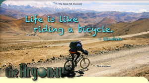 Bicycle Quotes: Life is like riding a bicycle