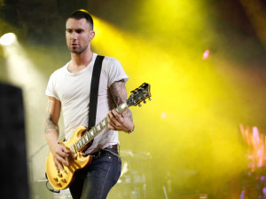 Adam Levine Musician Adam Levine of the band Maroon 5 performs during ...