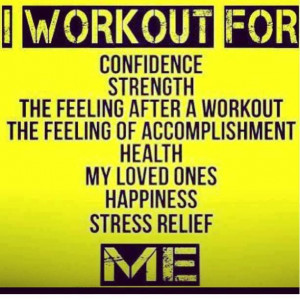 Workout Motivation: “I workout for confidence, strength, the feeling ...
