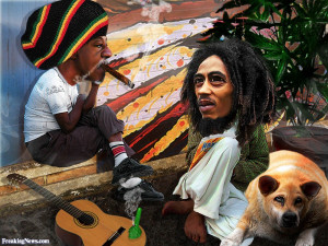 Cuban Man Meets Bob Marley - pictures