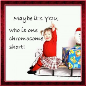 Down syndrome support and awareness