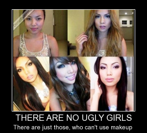 there are no ugly girls..!!