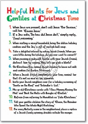 Merry Xmas To Jew Unique Funny Merry Christmas Card Nobleworks