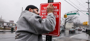 Rap Quotes: Artist Posts Street Signs At Places Referenced In Famous ...