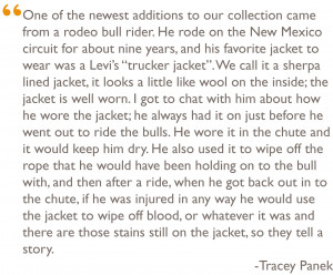 As denim historian, Tracey looks after a vast collection of denim and ...