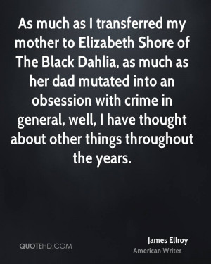 As much as I transferred my mother to Elizabeth Shore of The Black ...