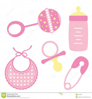 Pink Baby Girl Clip Art