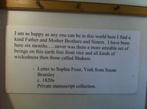 The Shakers were celibate so many new members were brought to the ...