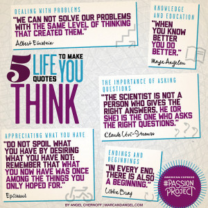 Quotes That Make You Think Tumblr 5 life quotes to make you