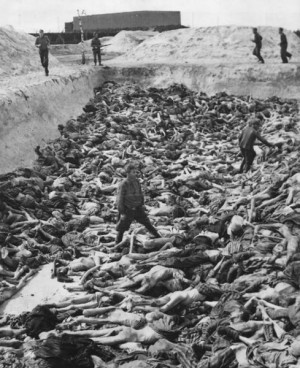Description Mass Grave 3 at Bergen-Belsen concentration camp.jpg