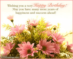 warm birthday wish for your boss, colleague, business partner or ...
